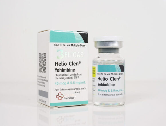 Beligas Pharma Helio Clen Yohimbine 40mcg 5.5mg/ml (Clenbuterol)